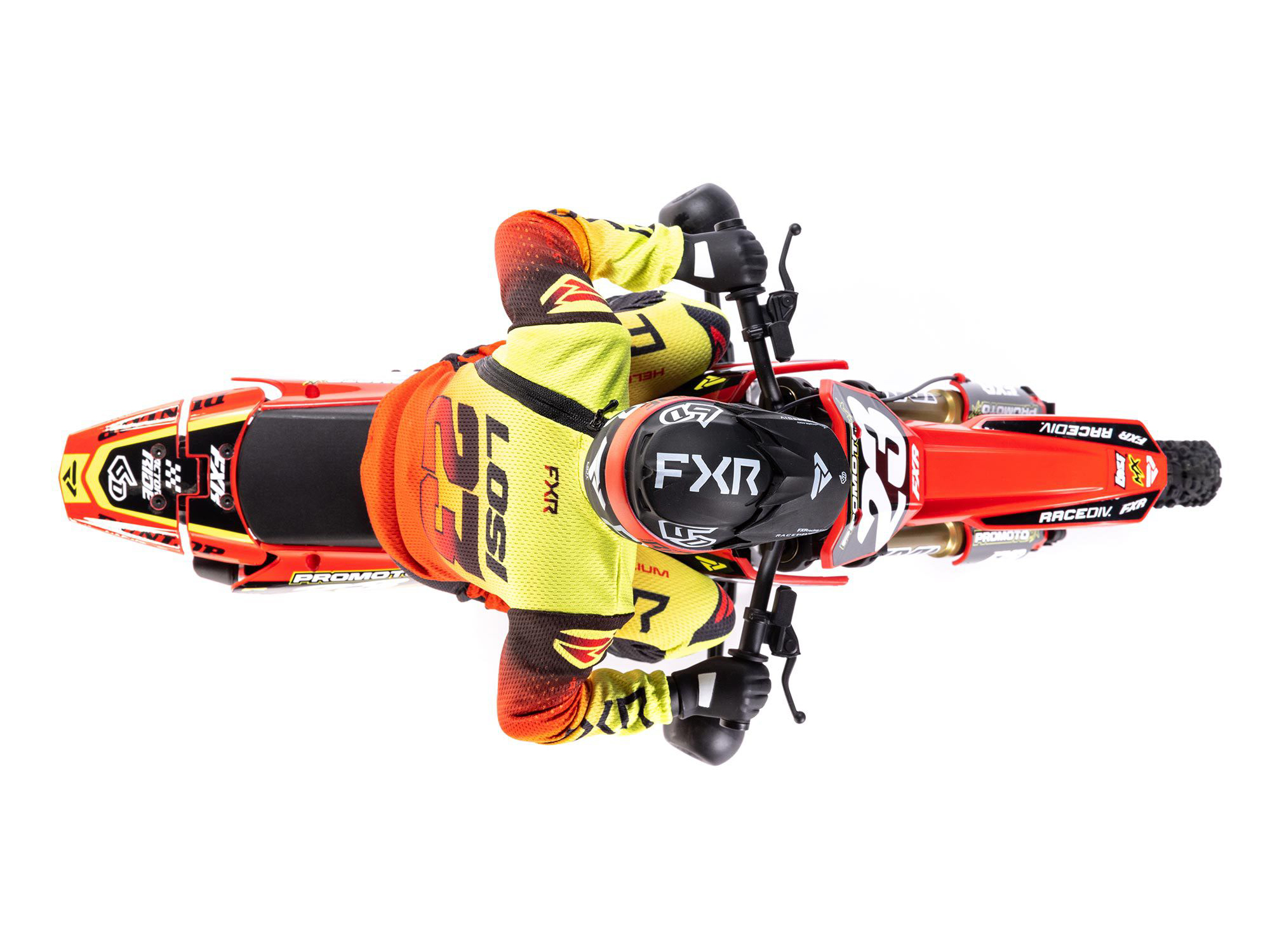 Losi 1/4 Promoto-MX Motorcycle RTR FXR Red - Image 10