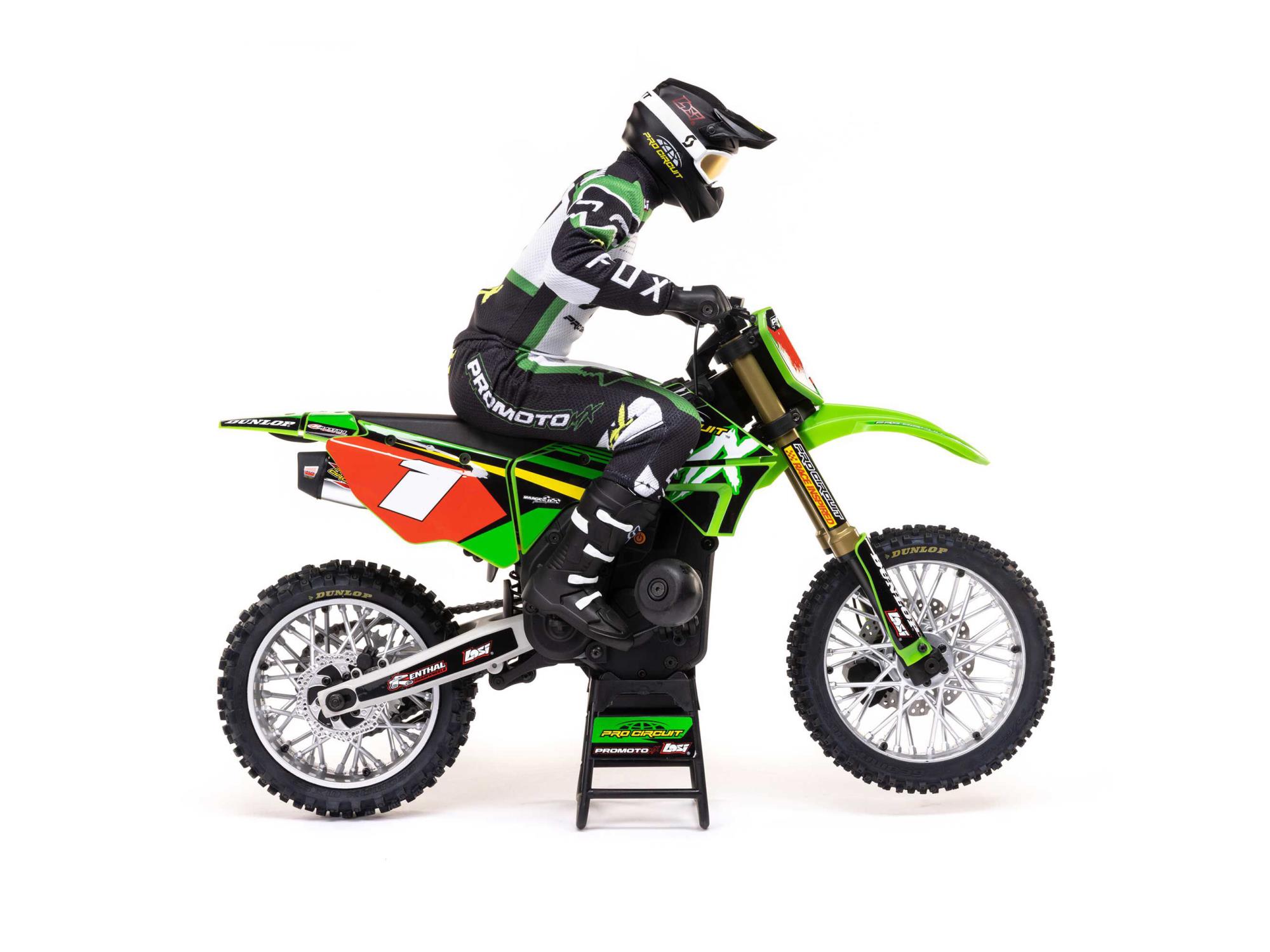 Losi 1/4 Promoto-MX Motorcycle RTR with Batt & Chg Pro Circuit - Image 5