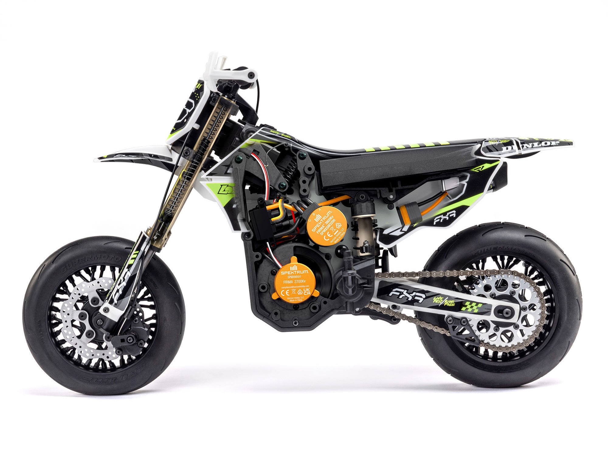 Losi 1/4 Promoto-SM FXR Supermoto Motorcycle RTR Basic - Image 8