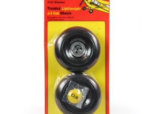 Dubro 1:4 Scale Tred Light J3 Wheels (1 pair per card)