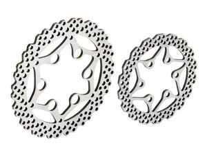 PRO 1/4 YZ Style Steel F/R Brake Rotor Set: Promoto-MX/SM