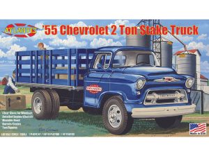 Atlantis Models 1:48 1955 Chevy Stake Truch with Glass