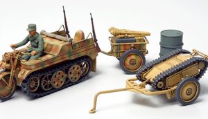 Tamiya 1/48 KETTENKRAD W/CART & GOLIATH VEHICLE