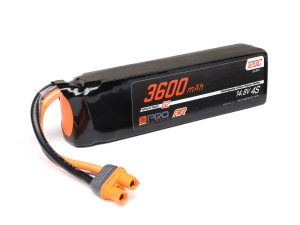 Spektrum 14.8V 3600mAh 4S 120C Smart G2 Pro Air LiPo Battery: IC3