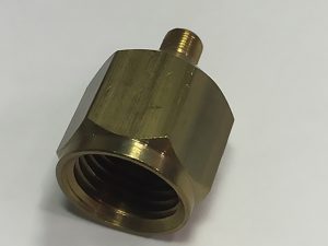 Badger 1/4'Compressor Adapter W Bleed Hole