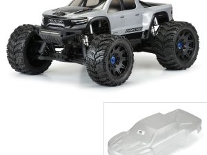 PRO 1/5 Pre-Cut 2021 Ram 1500 Clear Body: X-MAXX