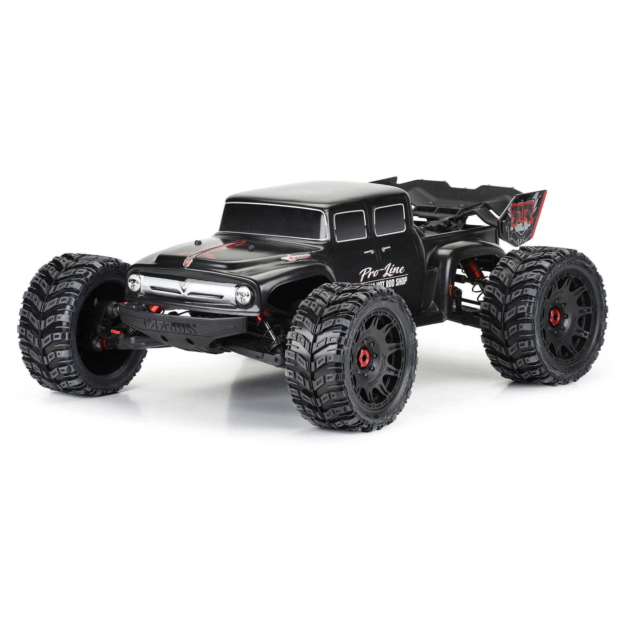 PRO 1/5 Pre-Cut Ford F-100 Bash Armor Black Body: Kraton 8S - Image 4