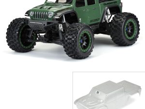 1/5 Pre-Cut Jeep Gladiator Rubicon Clear Body: X-MAXX