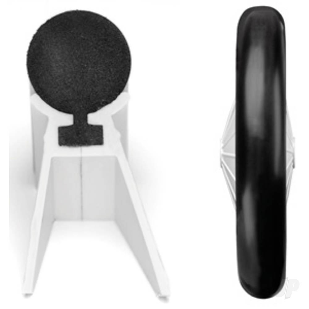 Dubro 1:5 Scale 5.60in diameter Vintage Wheels (1 pair per card) - Image 2