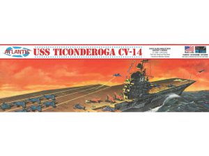 Atlantis Models 1:500 USS Ticonderoga Carrier CV14 Angled Deck Carrier