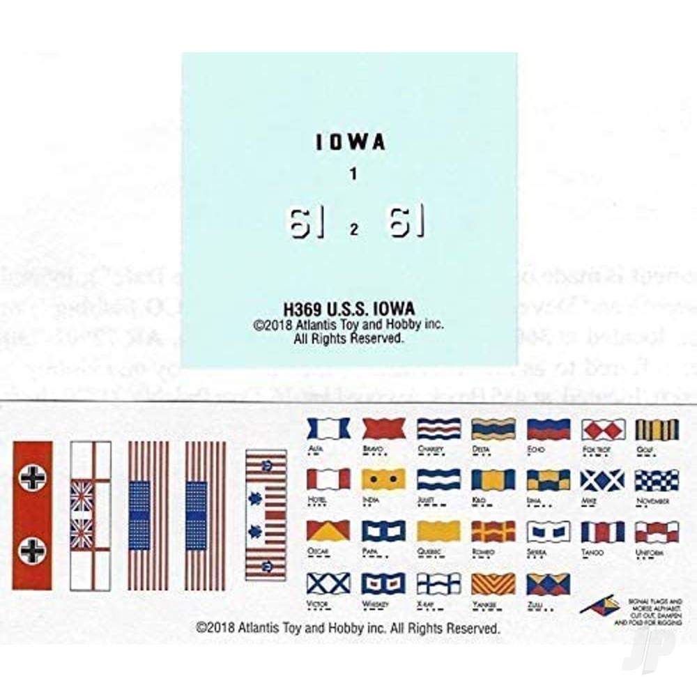 Atlantis Models 1:535 USS Iowa - Image 5