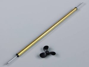 JP 15cm (6in) M2 Boat Propeller Shaft (Brass) with 30mm Prop