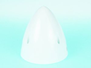 Dubro 1.5in Spinner, White (1 pc per package)