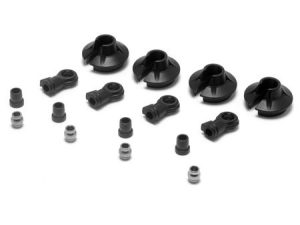 Losi 15mm Shock Ends, Cups, Bushing: 8B 2.0