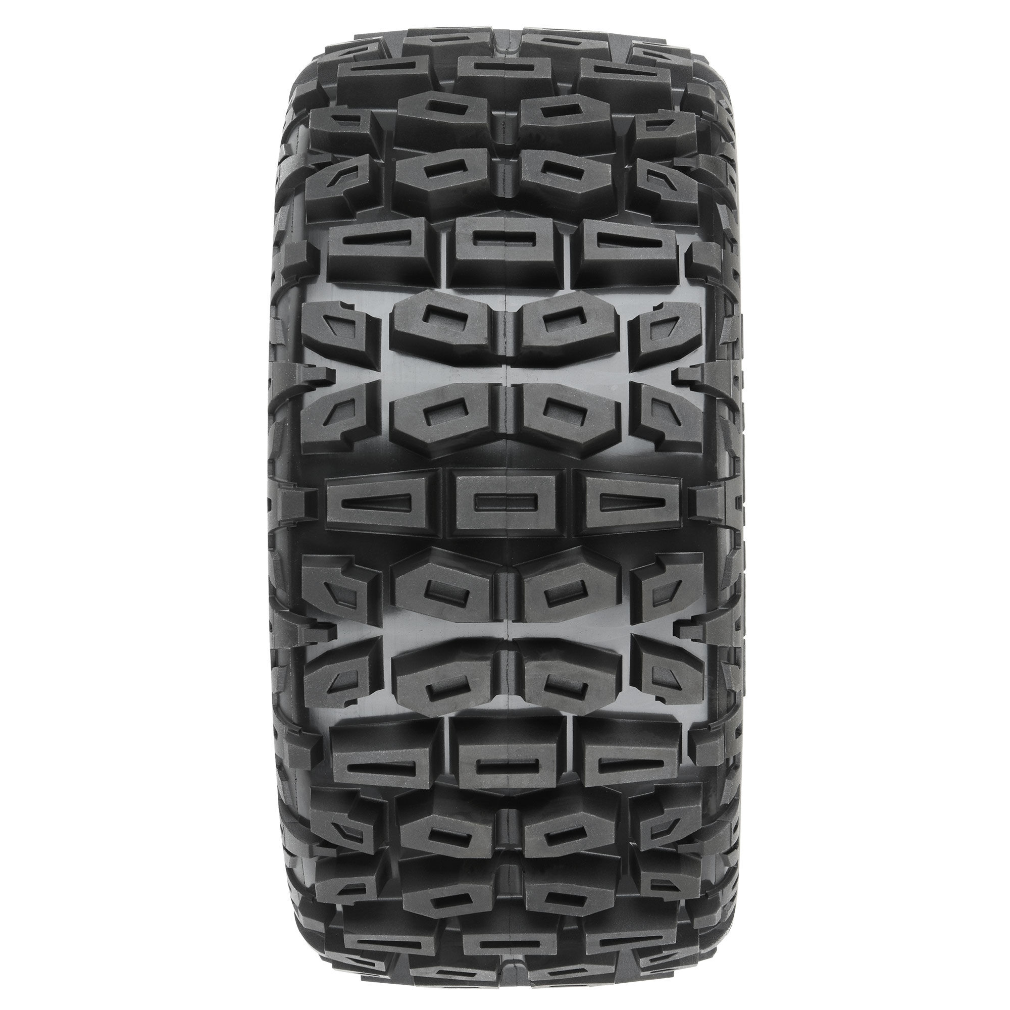 DURATRAX 1/6 Brutus F/R 5.7" Monster Truck Tires MTD 24mm Black Rippe - Image 2