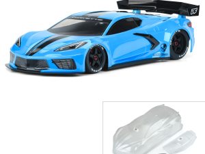 PRM 1/7 Chevrolet Corvette C8 Clear Body: ARRMA Felony & Infract