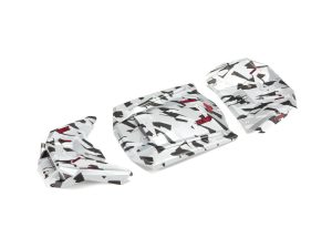 1/7 Exterior Body Panels Painted, White Camo: FIRETEAM