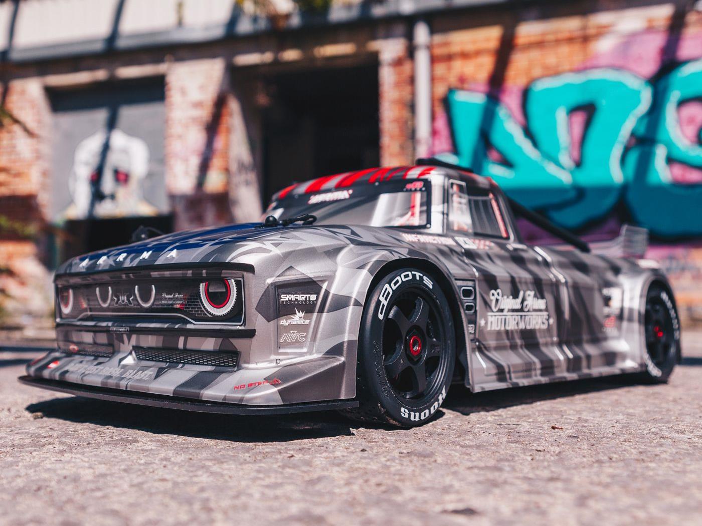 Arrma 1/7 INFRACTION 6S 4X4 BLX Resto-Mod Truck RTR Silver - Image 20