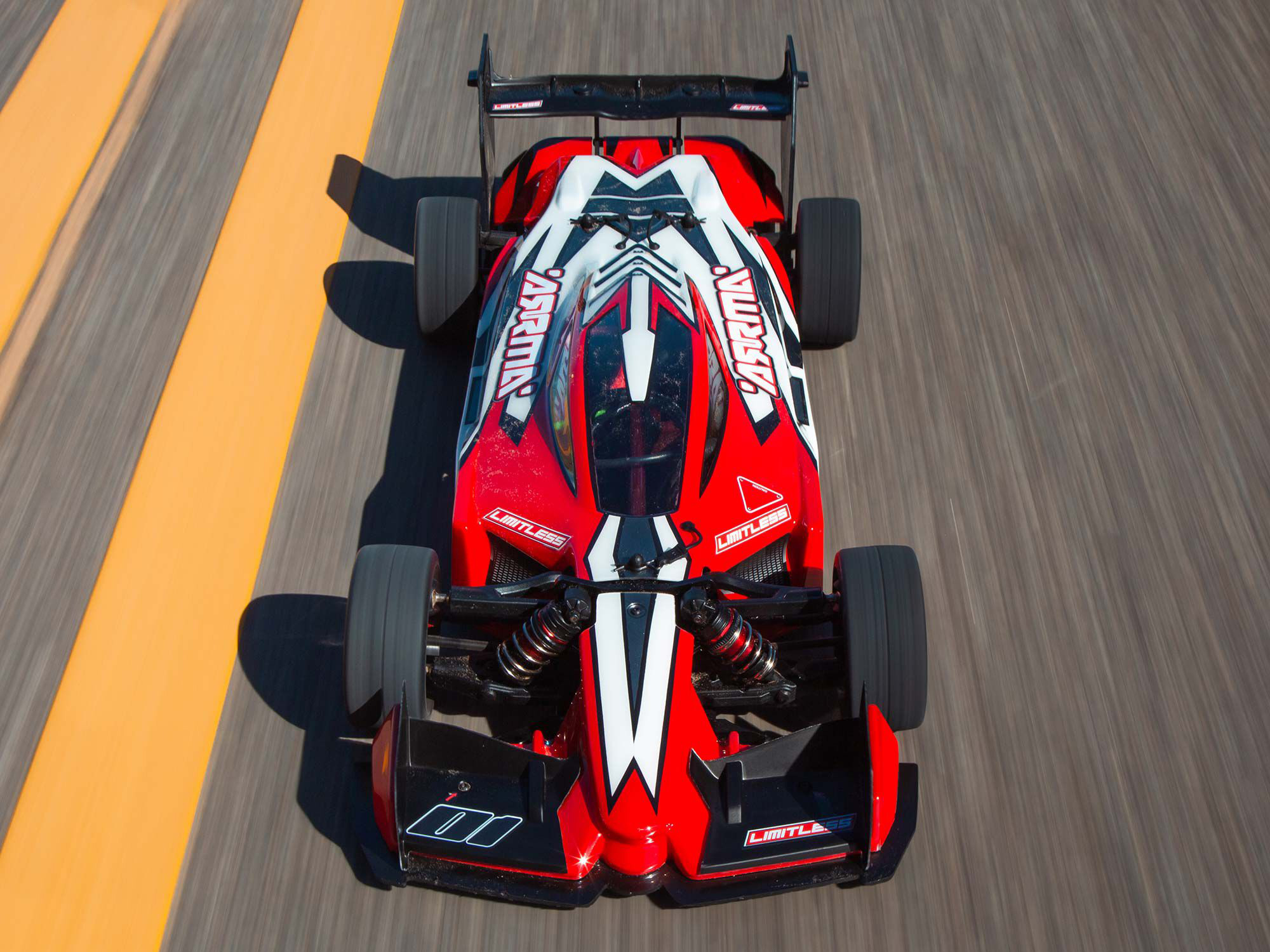 Arrma 1/7 LIMITLESS V2 Speed Bash Roller Clear Body - Image 3