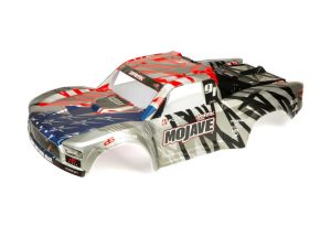 Arrma 1/7 Painted Body, Silver/Red: MOJAVE 6S BLX