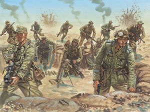 Italeri 1/72 WWII German DAK Infantry (48 Figures)