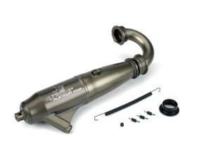 Dynamite 1/8 053 Mid-Range Inline Exhaust System: Hard Anodized