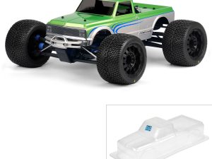 PRO 1/8 1972 Chevy C-10 Long Bed Clear Body: Monster Truck