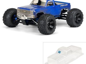 PRO 1/8 1980 Chevy Pick-up Clear Body: Monster Truck
