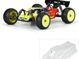 PRO 1/8 Axis T Bruggy Clear Body: Fits 8ight-XT/E and Others
