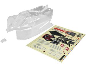 Arrma 1/8 Body with Decals, Clear : TYPHON 6S BLX