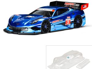 PRM 1/8 Chevrolet Corvette C7.R Clear Body: 1:8 GT (Short Wheelb