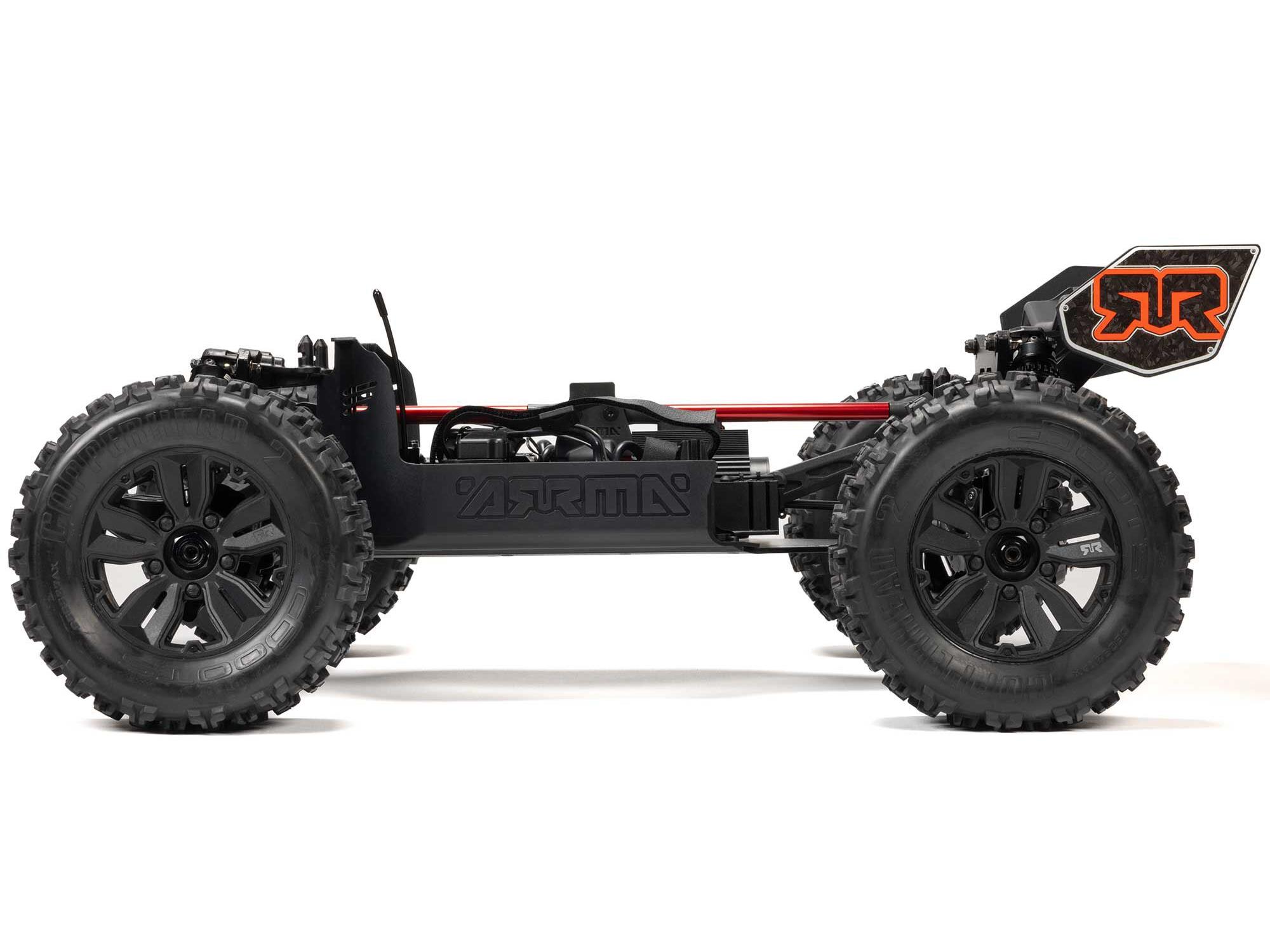 Arrma 1/8 KRATON 6S V6 4X4 BLX Speed Monster Truck RTR Blue/Pink - Image 8