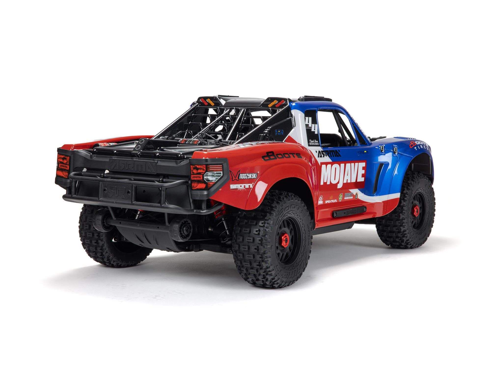 Arrma 1/8 MOJAVE 4S 4X4 BLX DT (with Centre Diff) RTR Blue - Image 2