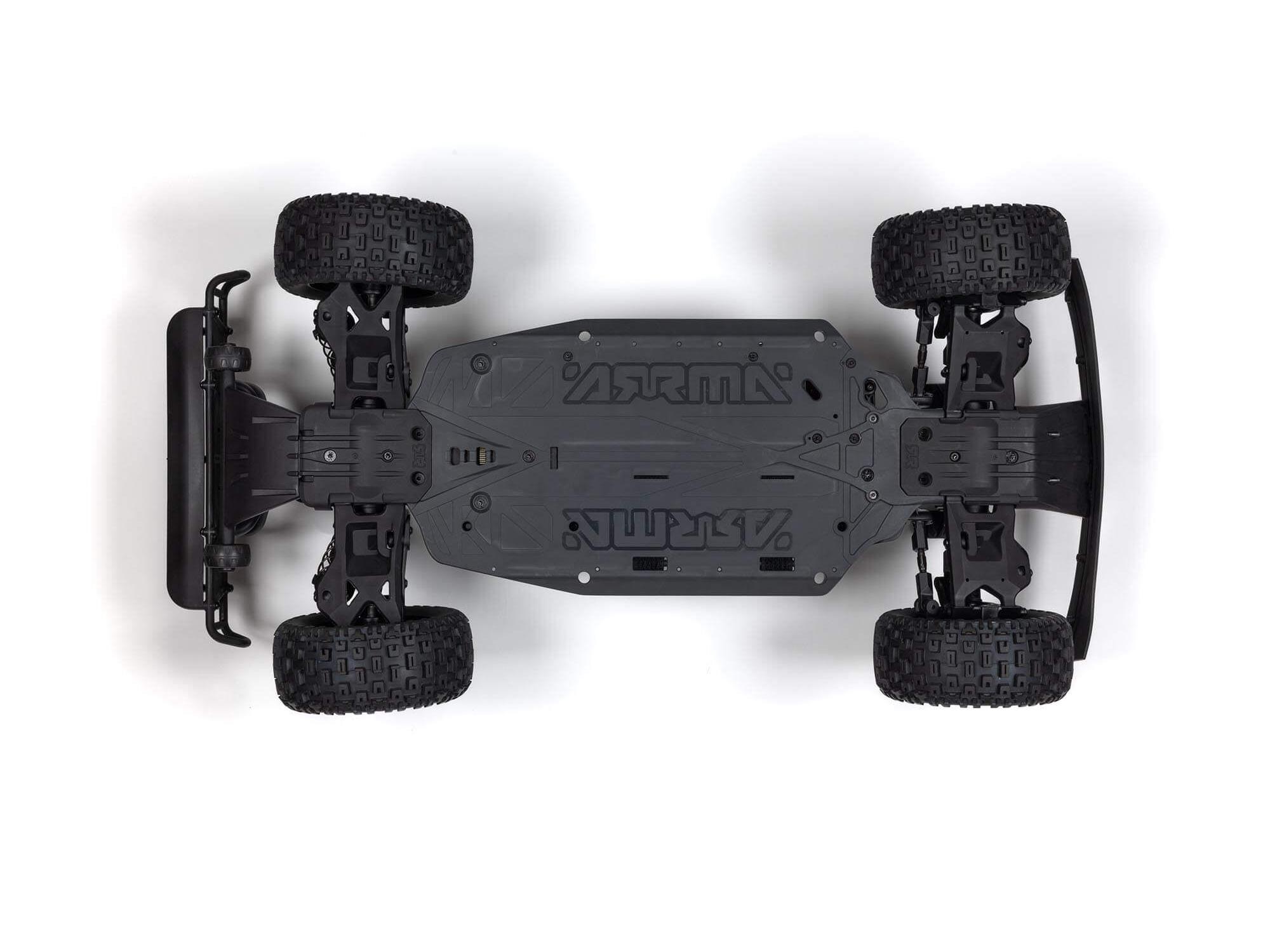 Arrma 1/8 MOJAVE 4S 4X4 BLX DT (with Centre Diff) RTR Blue - Image 11