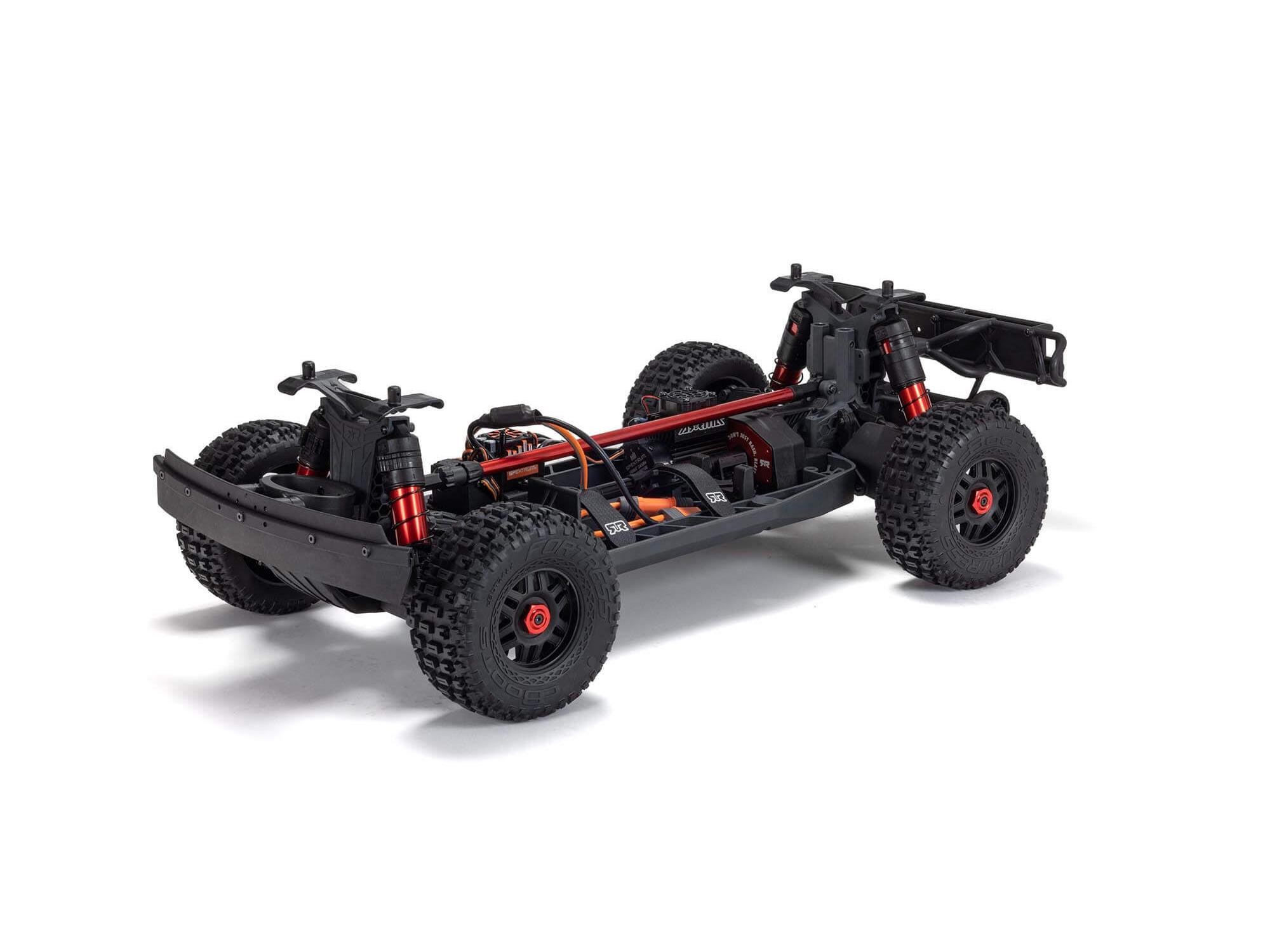 Arrma 1/8 MOJAVE 4S 4X4 BLX DT (with Centre Diff) RTR Blue - Image 12