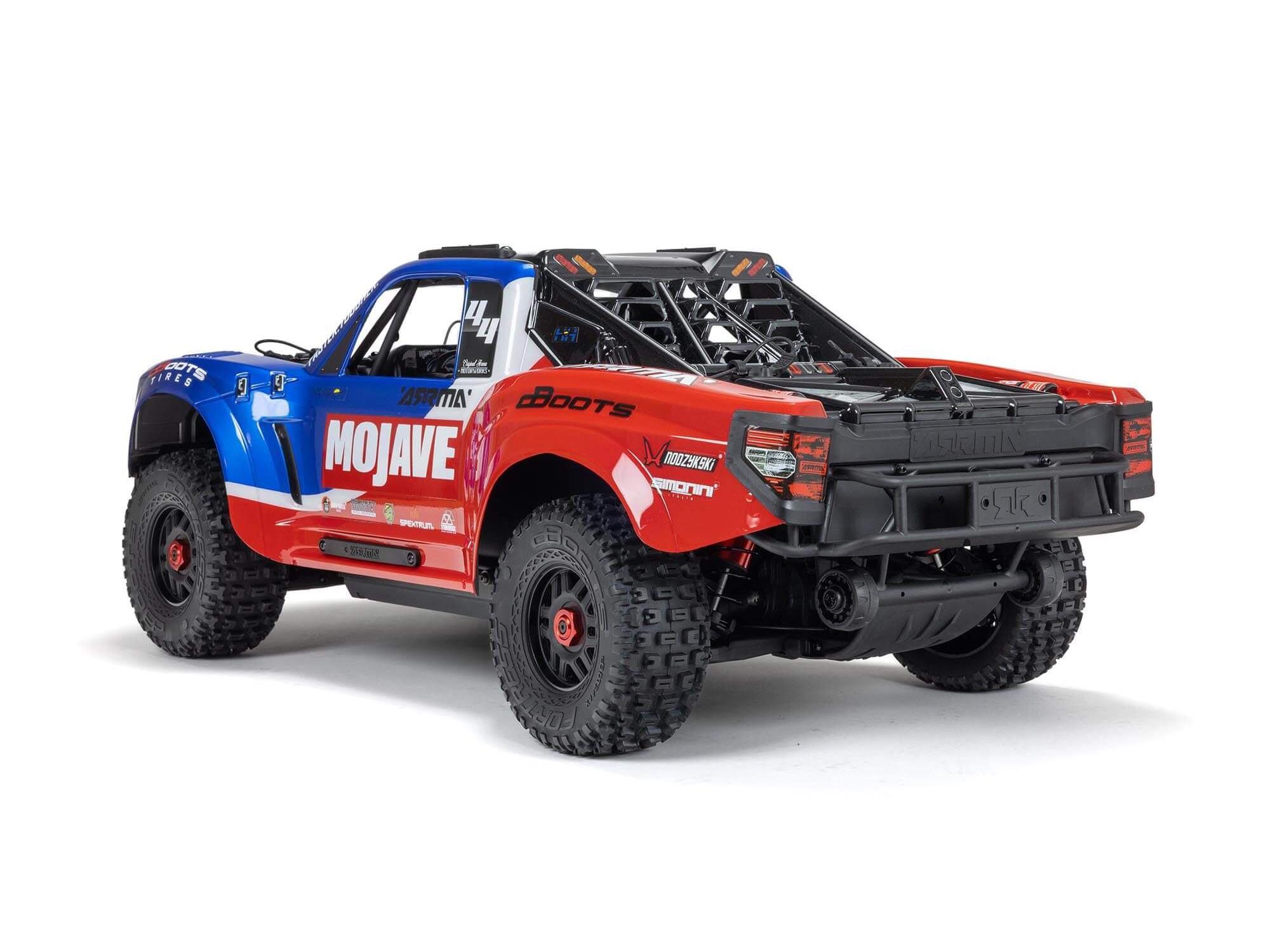 Arrma 1/8 MOJAVE 4S 4X4 BLX DT (with Centre Diff) RTR Blue - Image 3