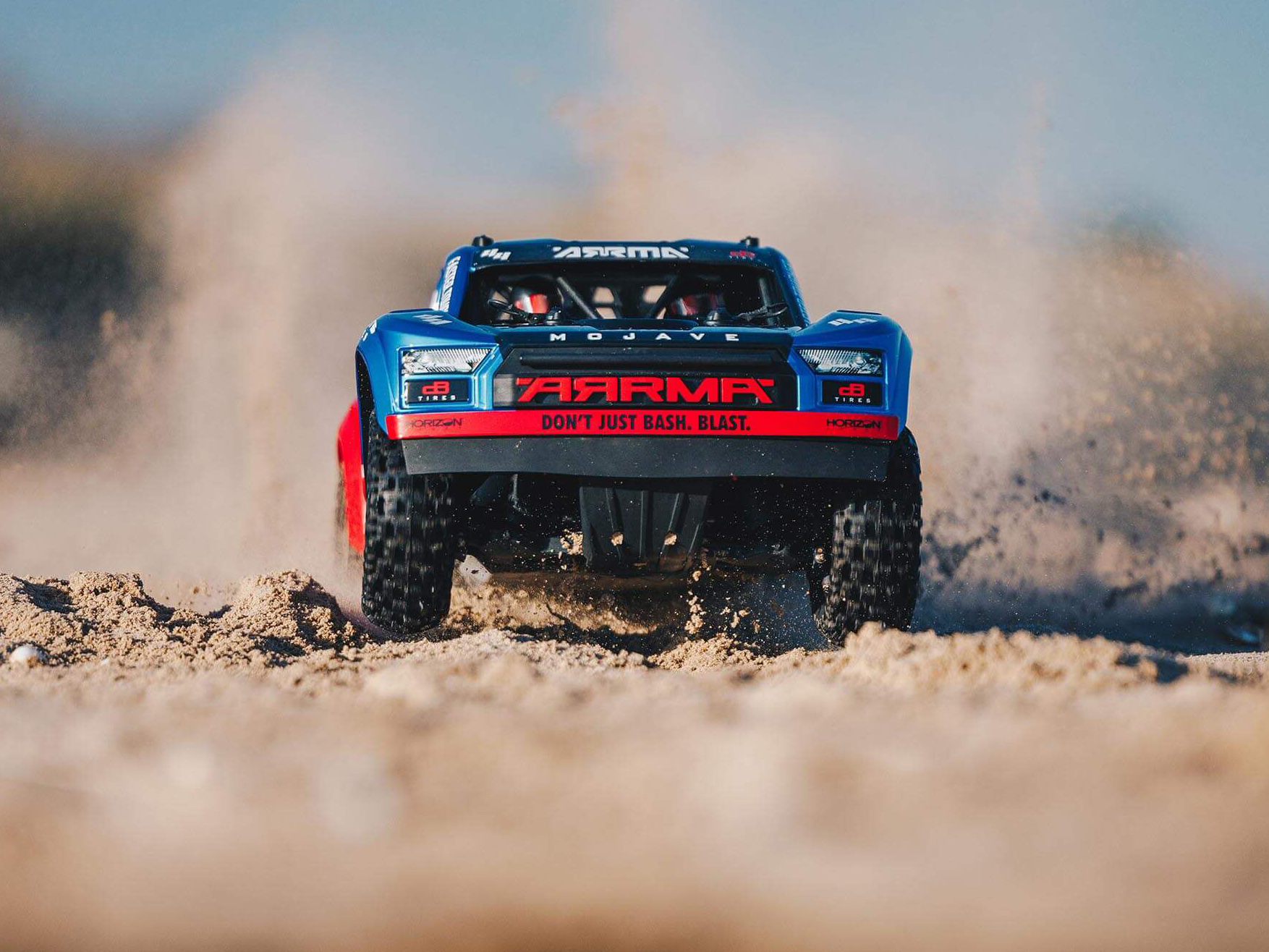 Arrma 1/8 MOJAVE 4S 4X4 BLX DT (with Centre Diff) RTR Blue - Image 22