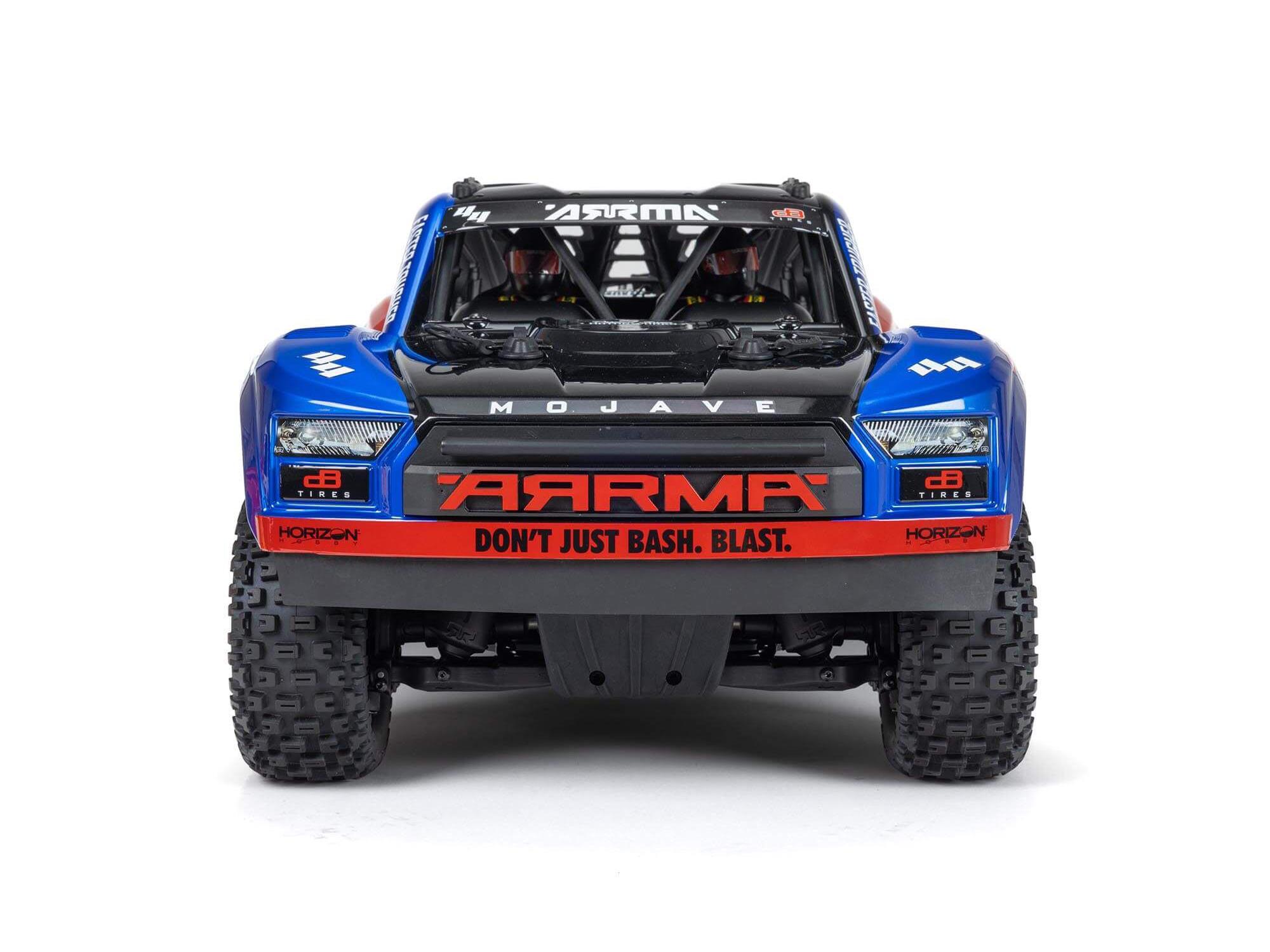 Arrma 1/8 MOJAVE 4S 4X4 BLX DT (with Centre Diff) RTR Blue - Image 5