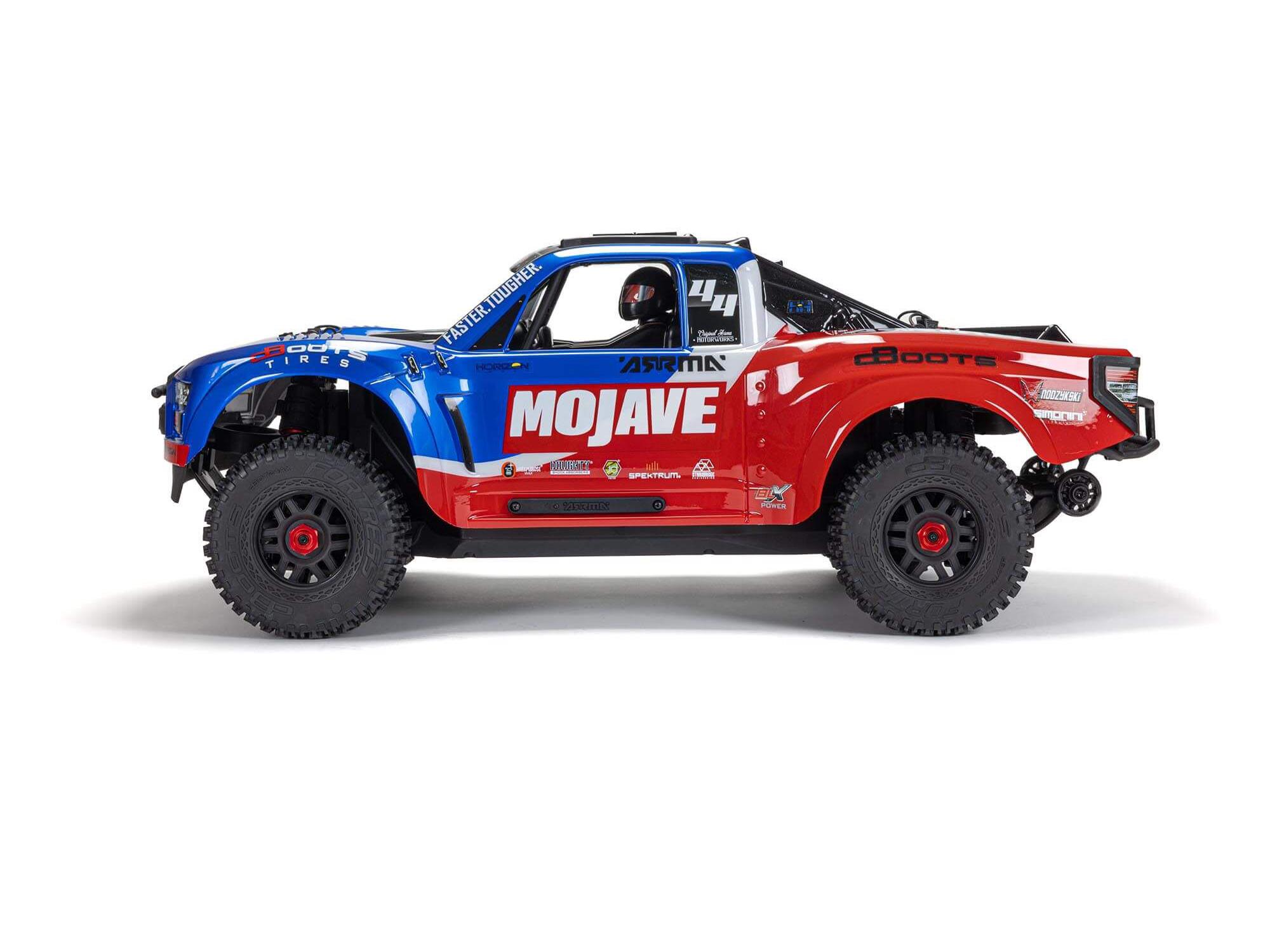 Arrma 1/8 MOJAVE 4S 4X4 BLX DT (with Centre Diff) RTR Blue - Image 6