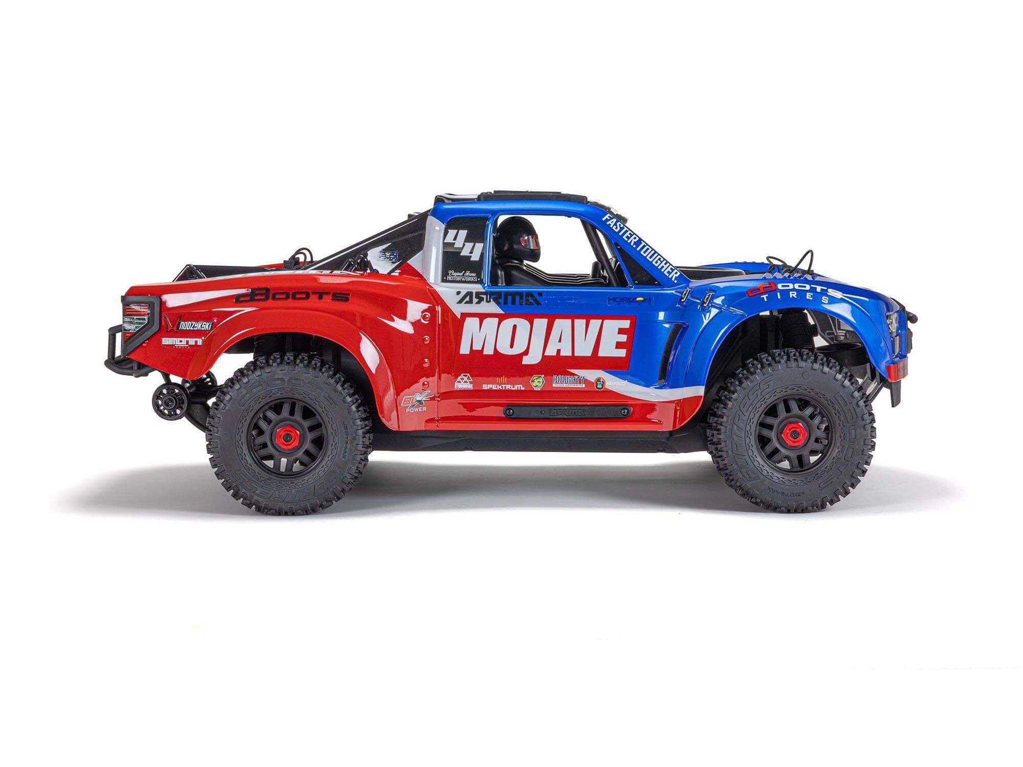Arrma 1/8 MOJAVE 4S 4X4 BLX DT (with Centre Diff) RTR Blue - Image 8