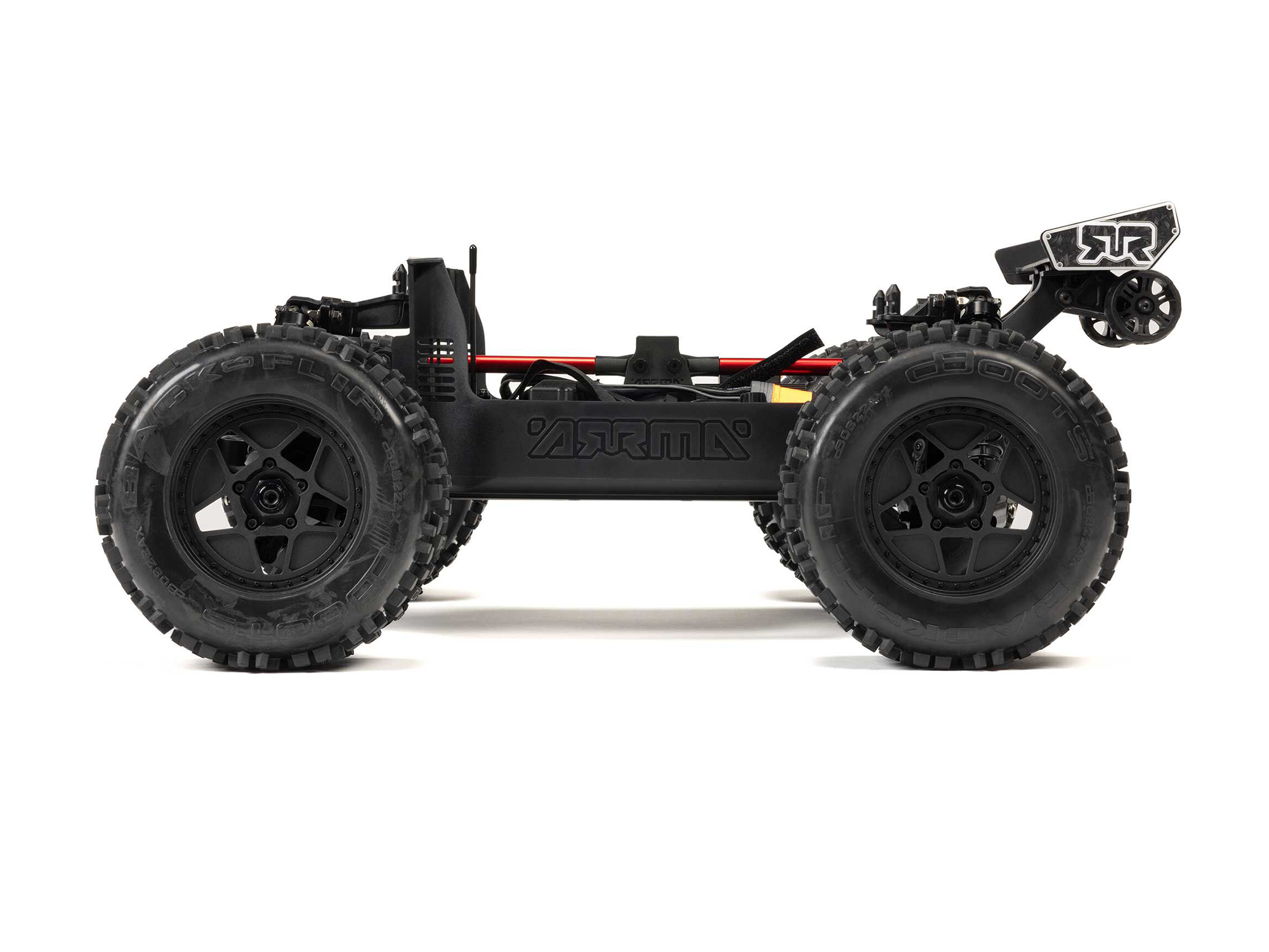 Arrma 1/8 NOTORIOUS 6S V6 4X4 BLX Stunt Truck RTR Black - Image 8