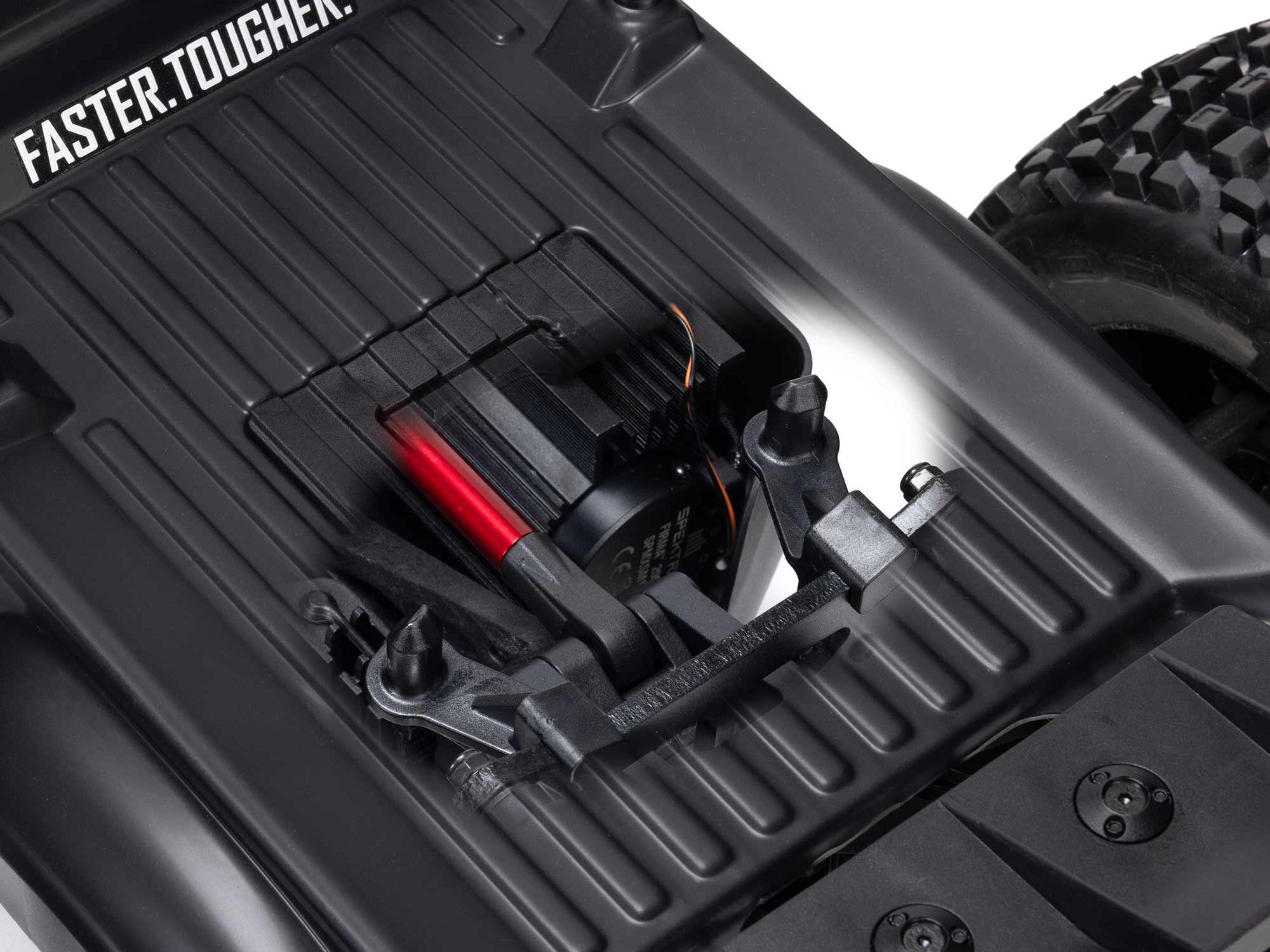 Arrma 1/8 NOTORIOUS 6S V6 4X4 BLX Stunt Truck RTR Black - Image 10