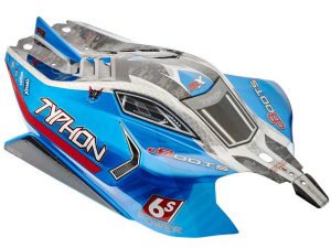 Arrma 1/8 Painted Body with Decals, Blue: TYPHON 6S BLX