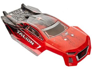 Arrma 1/8 Painted Body with Decals, Red/Black: Talion 6S BLX