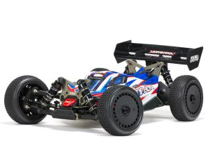 Arrma 1/8 TLR TUNED TYPHON 6S 4X4 BLX Buggy RTR Red/Blue