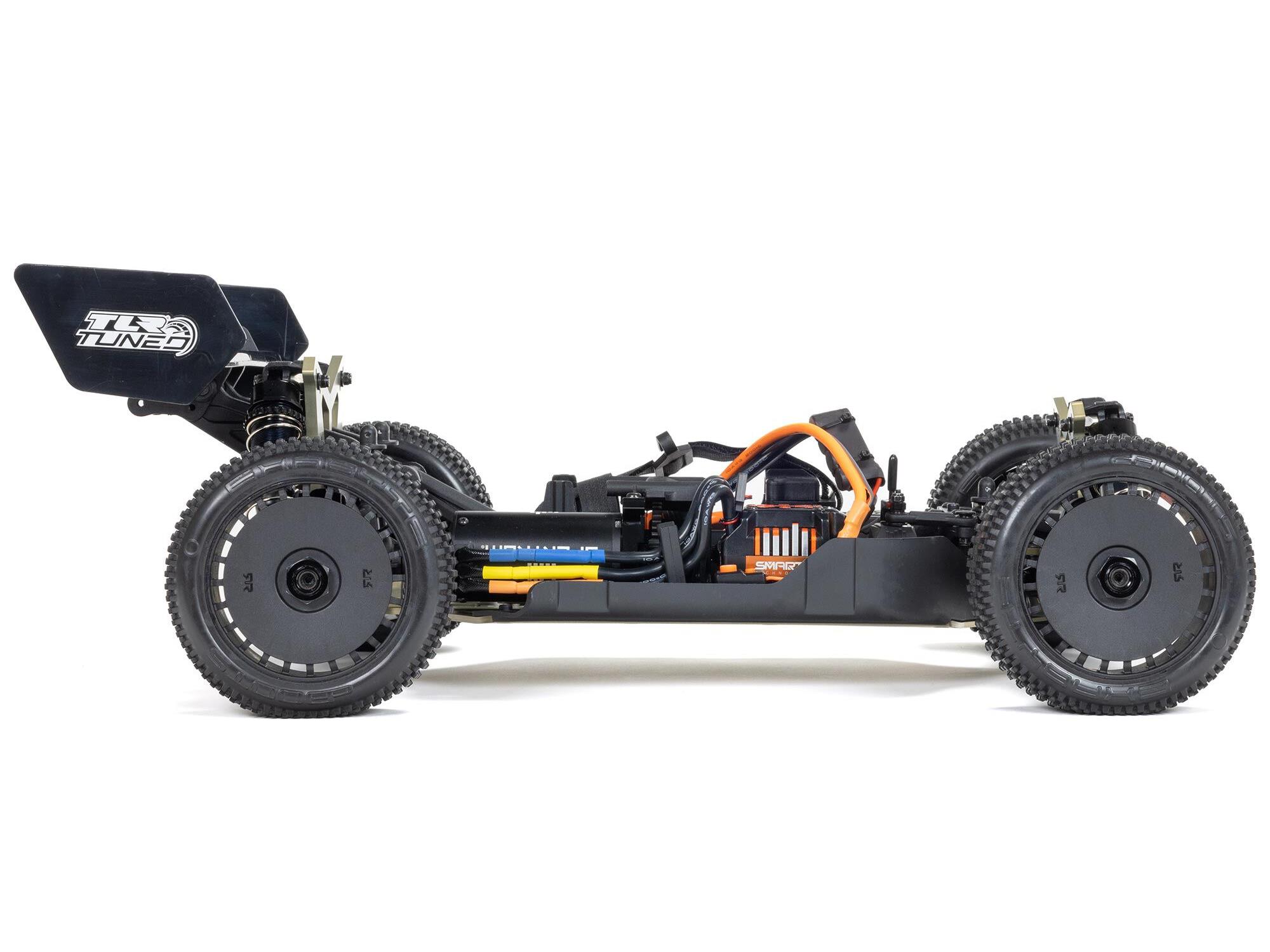 Arrma 1/8 TLR TUNED TYPHON 6S 4X4 BLX Buggy RTR Red/Blue - Image 11