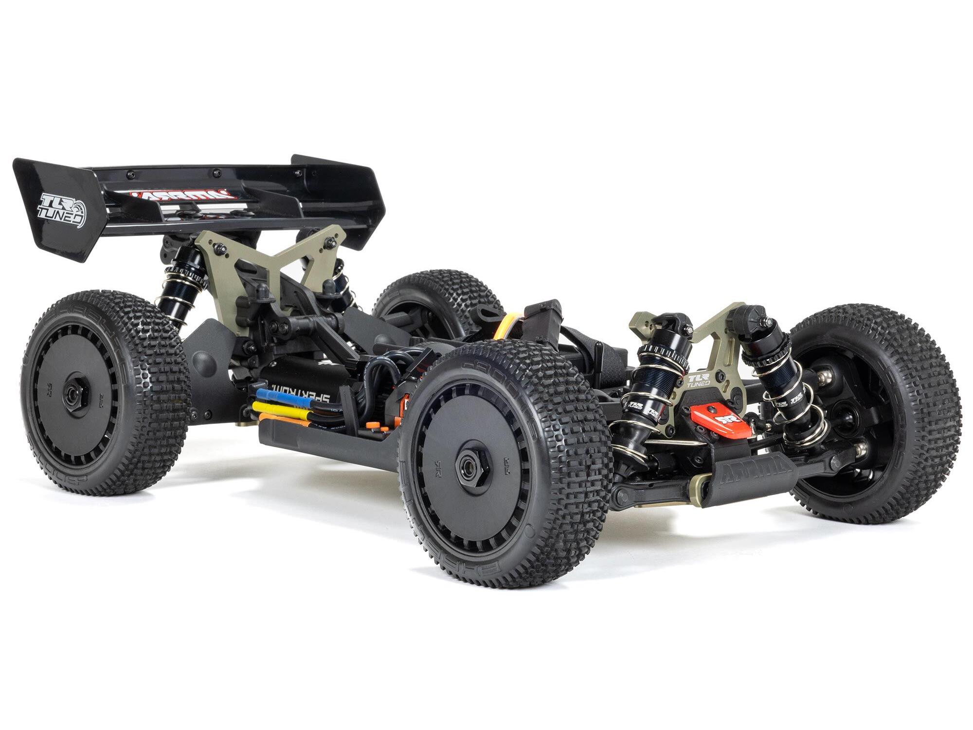 Arrma 1/8 TLR TUNED TYPHON 6S 4X4 BLX Buggy RTR Red/Blue - Image 14