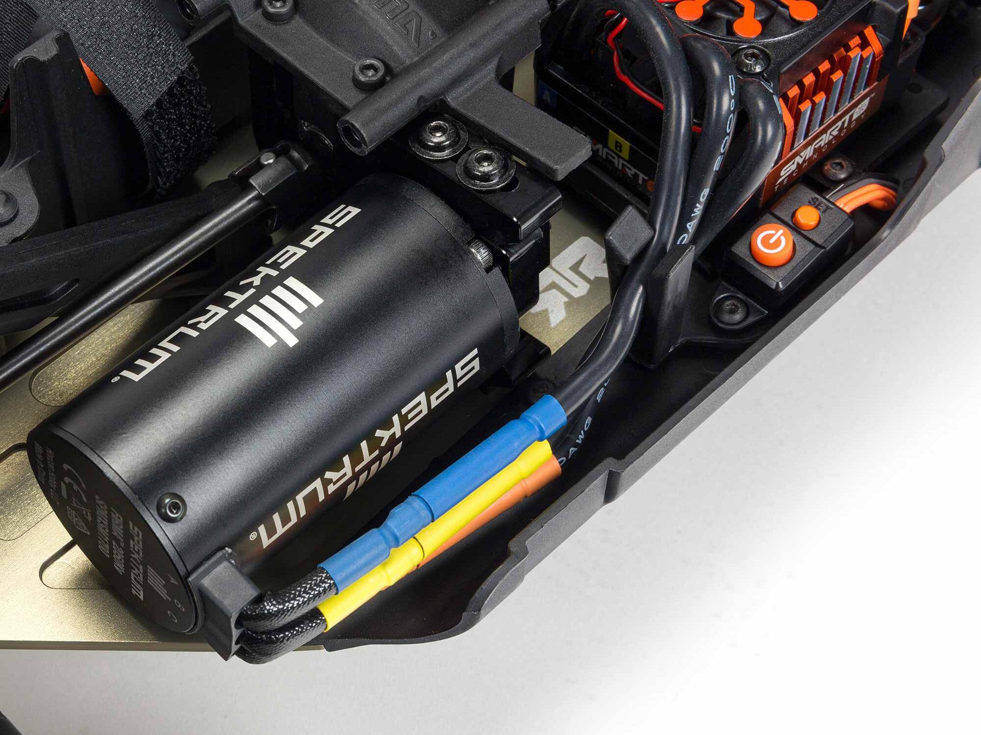 Arrma 1/8 TLR TUNED TYPHON 6S 4X4 BLX Buggy RTR Red/Blue - Image 20