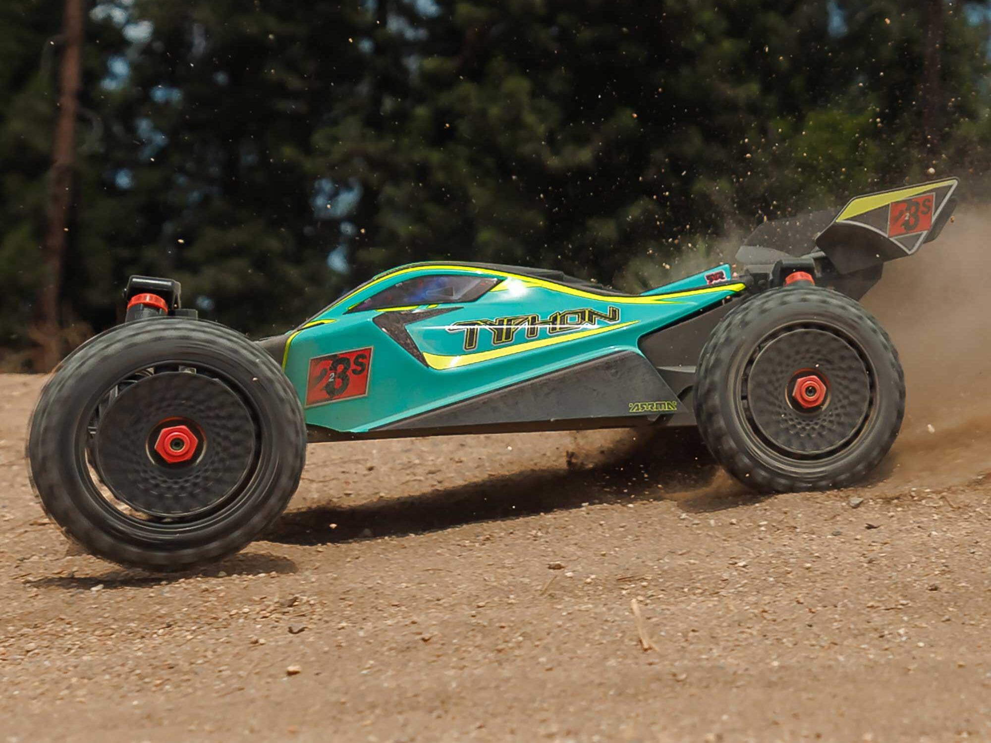 Arrma 1/8 TYPHON 223S BLX 4X4 Buggy RTR with DSC Green - Image 13
