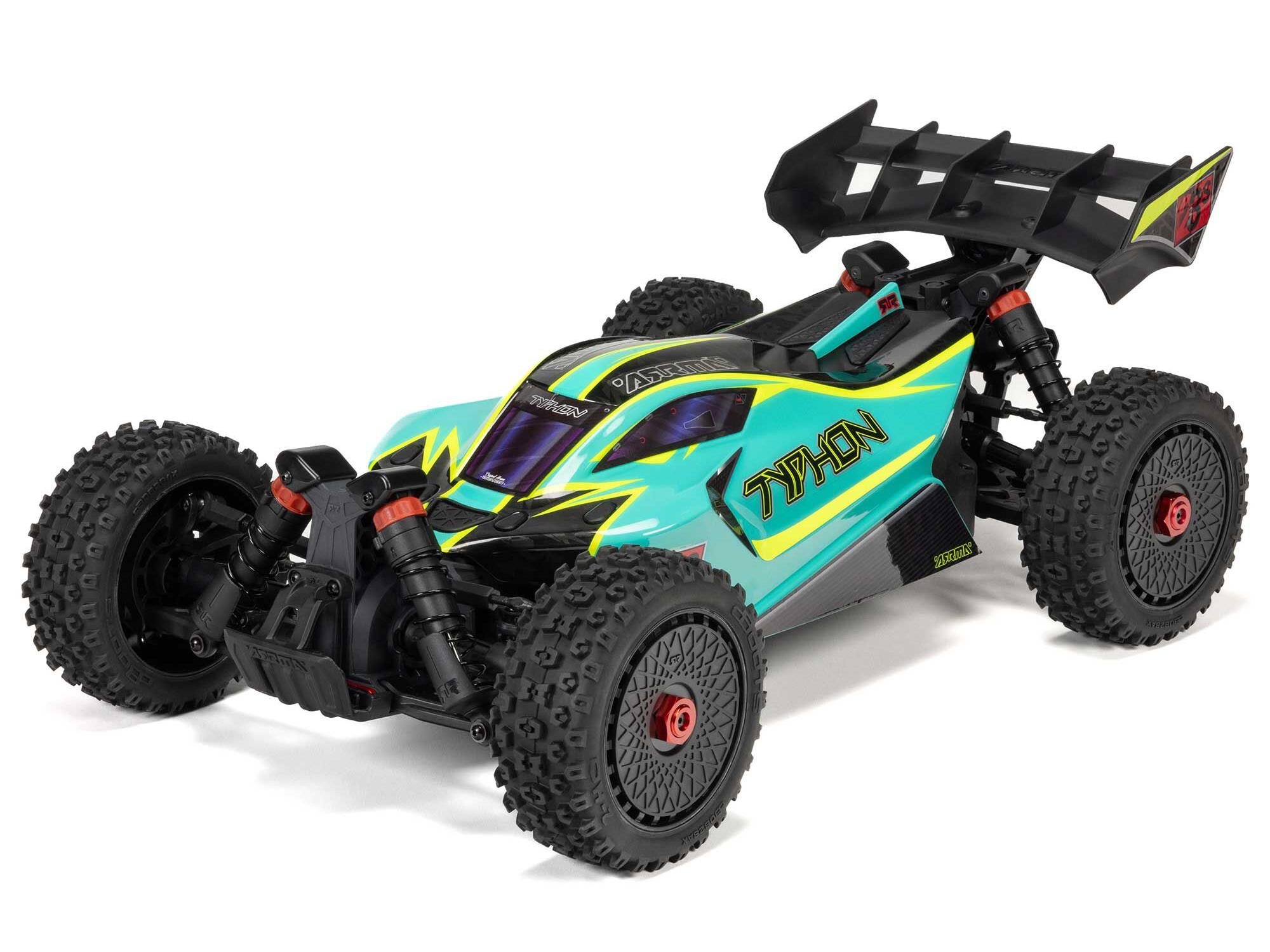 Arrma 1/8 TYPHON 223S BLX 4X4 Buggy RTR with DSC Green - Image 3
